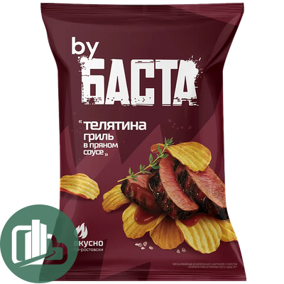 Чипсы Баста телятина гриль 120гр 1/10