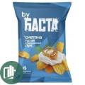 Чипсы Баста сметана и лук 120гр 1/10