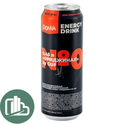 Энерг Напиток DOMA 450мл 1/12