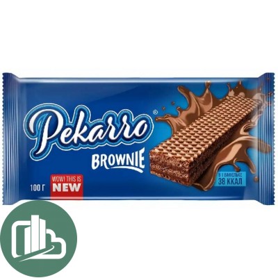 Тимоша Вафли 100гр Pekarro БРАУНИ 1/24