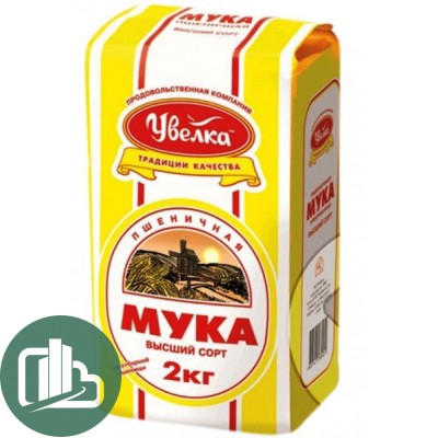 Мука Увелка 2кг 1/6