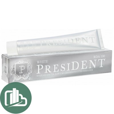 Зубная паста President White 50гр