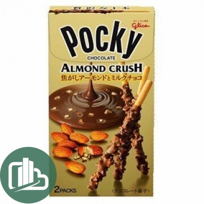 Палочки шок. Pocky с кусочками миндаля 48гр 1/10