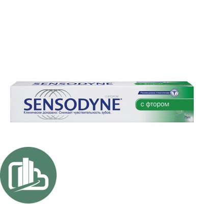 Зубная паста Sensodyne с фтором 75мл 1/12