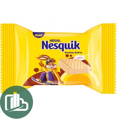 Вафельный батончик Несквик Nesquik Milk Сендвич 22гр 1/24 ИМПОРТ