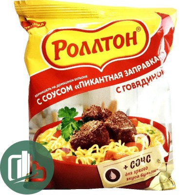 Ролтон Суп БП говядина с соусом 65гр 1/42