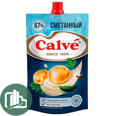 Майонез Calve Провансаль 67% д/п 200гр 1/40 