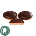 Печенье  бисквитное Кико в темной глазури Клубника 600гр (14)