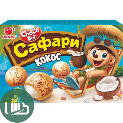 Чоко-бой. 39гр САФАРИ Кокос 1/30