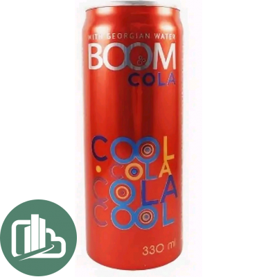 Энергетический напиток BOOM CHERRY COLA 0.33л жб 1/12