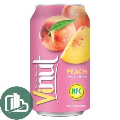 Напиток  Vinut  Peach 0,33л 1/6 (Персик) 