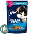 FELIX 75г  Аппетитные кусочки в желе Форель 1/26