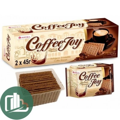 Печенье кофейное COFFEE JOY 78гр 1/36