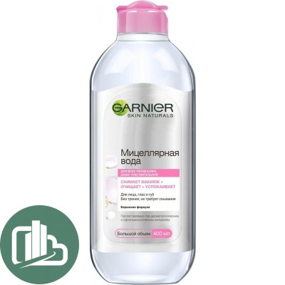 Вода мицеллярная Garnier для всех типов кожи даже чувствительной 400 мл 