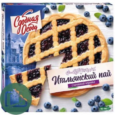 Итальянский Пай с черникой 400гр 1/6 (Черемушки)