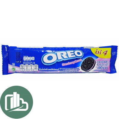Печенье Oreo 27,6гр клубничный крем 1/12