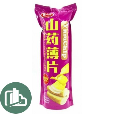 Чипсы ShuYangyang Yam Chip томатные 90гр 1/10 (Фиолетовая уп)