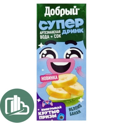 Добрый 0,2л Банан 1/27