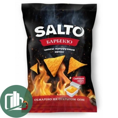 Чипсы Nachos 125гр барбекю 1/8