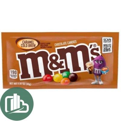 M&M's ИМПОРТ 40гр Caramel Cold Brew 1/24