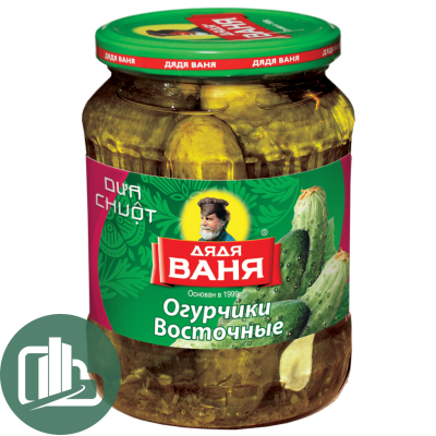 Дядя Ваня Огурцы по-Восточному 680гр 1/8