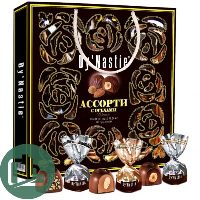 Династия Dy" Nastie 170гр Ассорти с орехами 1/5
