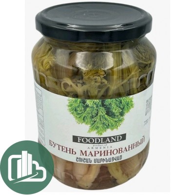 FOODLAND Бутень маринованный 720гр 1/6