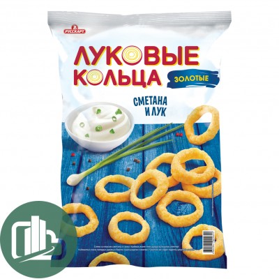 Луковые Кольца Золотые Ассорти Сметана Лук 40гр 1/26