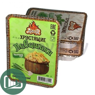 Азар хрустящие лавашики в асс.100гр 1/16 