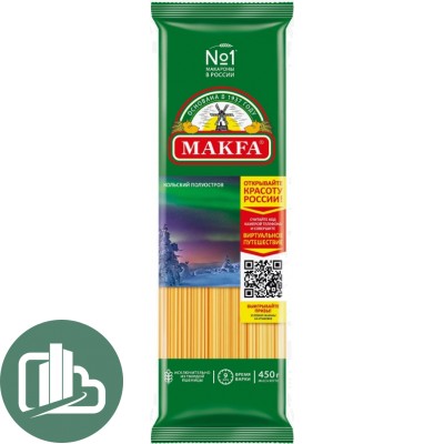 Макфа Спагетти 450гр 1/20