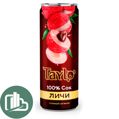 Сок Taylo Личи (100% сока) 250мл 1/24