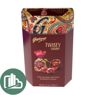 Twisty cherry конфеты 190гр 1/8