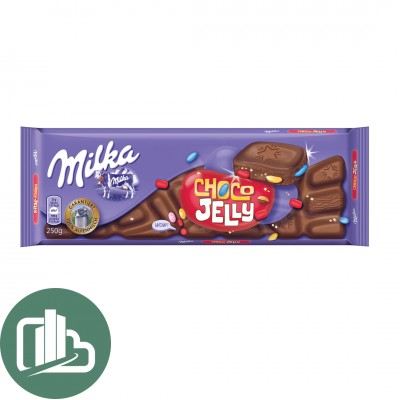 Милка 250гр Choco Jelly 1/15 (шоколада с мармеладными бобами)