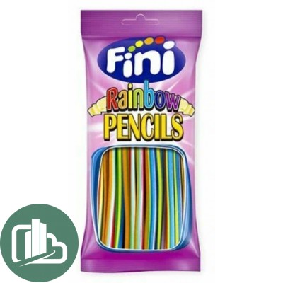 Фини FINI Мармелад Rainbow PENCILS Палочки Разноцветные 90гр 1/12