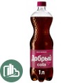 Добрый Газ 1л Малина 1/12