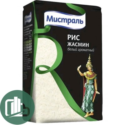 Мистраль Рис Жасмин 500гр 1/12