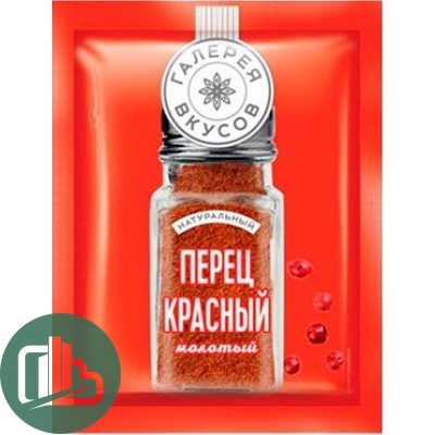 ГАЛЕРЕЯ ВКУСОВ Перец красный молотый 10гр 1/40 ВС011