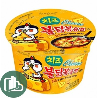 Лапша БП КОРЕЯ SAMYANG BULDAK 105гр ЛОТОК Сыр Hot Chicken 1/24