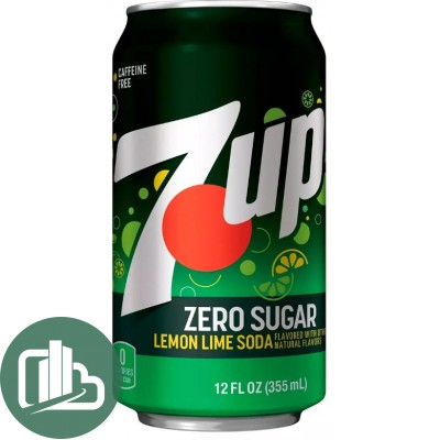 7-UP ZERO SUGAR 335мл 1/12