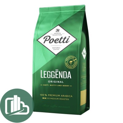 Кофе Паулиг Poetti Leggenda Orginal молотый 250гр 1/12
