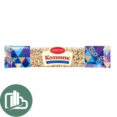 Азовский Козинак 40гр Кунжут с маком 1/28 (4)