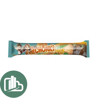 Хрустящие сладкие палочки CHONKI со вкусом Апельсина 20гр 1/20(12)