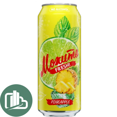 МОХИТО FRESH Ананас 0,449л 1/12