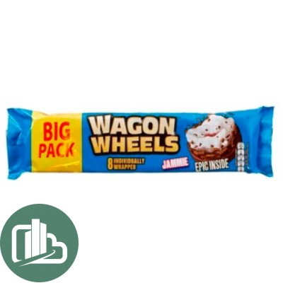 Печенье Бисквитное Wagon Wheels 270г 1/24 