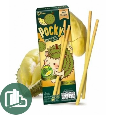 Шоколадные палочки Pocky 25гр Дуриан в шоколаде 1/10