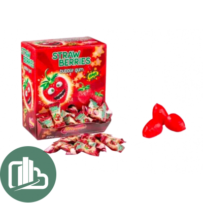 Жевательная резинка 3,5гр драже STAWBERRIES 1/200 (6)