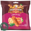 Сухарики 3 корочки сыр и сёмга 40гр 1/30
