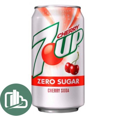 7-UP CHERRY ZERO 335мл 1/12