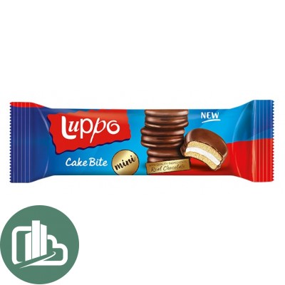 LUPPO CHOKO кекс с маршмеллоу в молочном шок 184г 1/12
