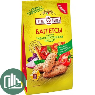 Яшкино Баггетсы со вкусом Неаполитанская пицца 65гр 1/12